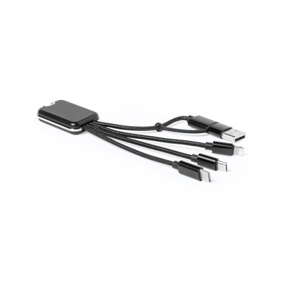 Juego de Cables de Carga con Luz Logotipo a Láser
