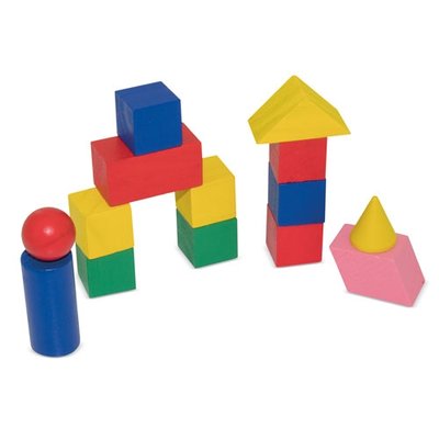 Juego de Construcciones Infantil Piezas de Madera