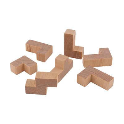 Juego de Habilidad Cubo Madera Pino