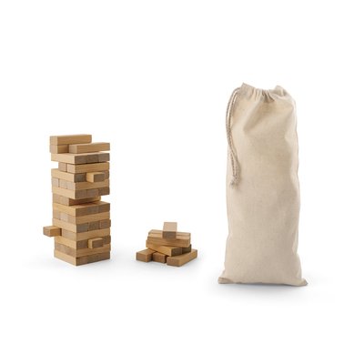 Juego de madera con 54 piezas Natural claro