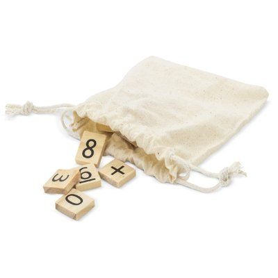 Juego de madera matemático