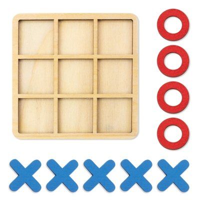 Juego de madera tres en raya