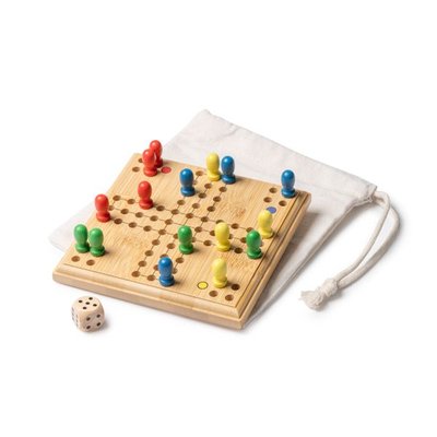 Juego de parchís de bambú