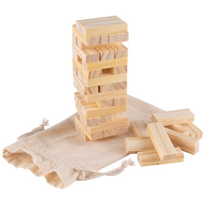 Juego Torre Habilidad 45 Piezas Madera