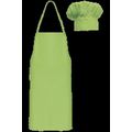 Kit infantil de gorro de cocinero y delantal Lime