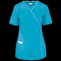 Kimono con botones a presión Light Turquoise S
