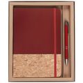 Kit de libreta y bolígrafo Rojo