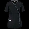 Kimono con botones a presión Black L