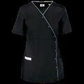 Kimono con botones a presión Black Xl