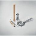 Kit de cóctel 5 piezas con bolsa algodón