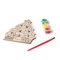 Kit navideño de madera para colorear