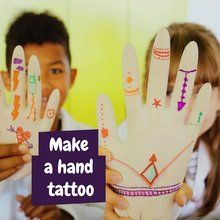 Kit juego educativo de tatuajes para niños