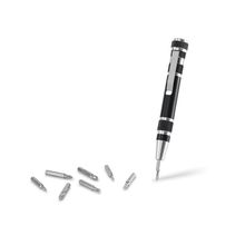 Kit Pen 8 Puntas Destornilladores Negro