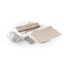 Kit Spa Exfoliante con Puff Baño Natural