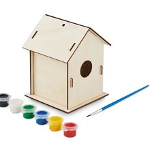 Kit DIY Montaje y Pintura Casita de Pájaros Madera