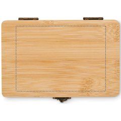 Kit Herramientas 13 Piezas Estuche Bambú | Superior de la Caja | 110 x 80
