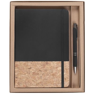 Kit de libreta y bolígrafo Negro