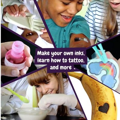Kit juego educativo de tatuajes para niños
