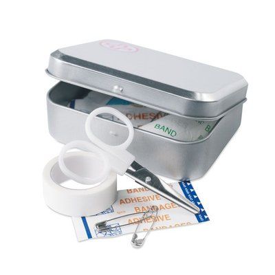 Kit de primeros auxilios en cajita 9 x 6,5cm