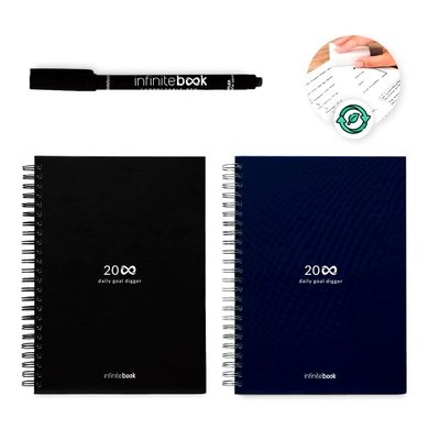 Kit de diario reutilizable con kit de limpieza