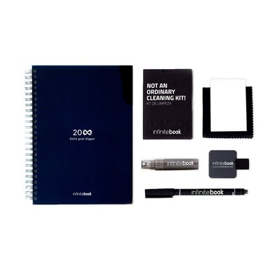 Kit de diario reutilizable con kit de limpieza