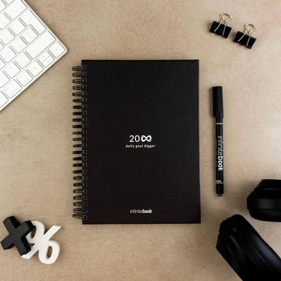 Kit de diario reutilizable con kit de limpieza