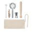 Kit de cóctel 5 piezas con bolsa algodón Beig