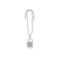 Lanyard portamóvil de silicona Gri