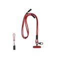 Lanyard con soporte móvil y cable de carga