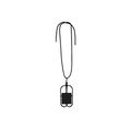 Lanyard portamóvil de silicona Neg
