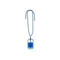 Lanyard portamóvil de silicona Azul