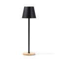 Lámpara con 3 modos de luz LED Negro