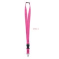 Lanyard 25mm Desmontable con Cierre Fucsia