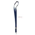 Lanyard con Cierre y Hebilla Desmontable Azul