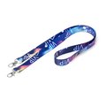Lanyard doble mosquetón para sublimación bajo pedido