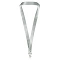 Lanyard metálico en oro o plata
