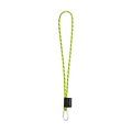 Lanyard de poliamida con etiqueta sublimada Amarillo Neón
