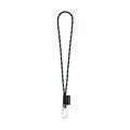 Lanyard de poliamida con etiqueta sublimada Blanco