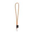 Lanyard de poliamida con etiqueta sublimada Verde Hexachrome