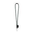 Lanyard Poliéster con Extras Negro/Verde