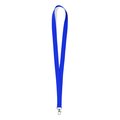 Lanyard de Poliéster con Mosquetón Azul