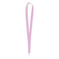 Lanyard de Poliéster con Mosquetón Rosa