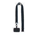 Lanyard Poliéster para Teléfono Negro