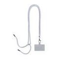 Lanyard Portamóvil de Poliéster Gris