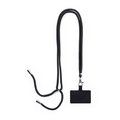 Lanyard Portamóvil de Poliéster Negro