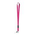 Lanyard Resistente Poliéster con Mosquetón Fucsi