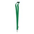 Lanyard RPET 20mm con Mosquetón Verde