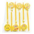 Lápices surtidos emoticonos en pack de 6