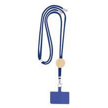 Lanyard con accesorio para smartphone Azul