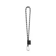 Lanyard Elástico Etiqueta Sublimación Negro/Gris